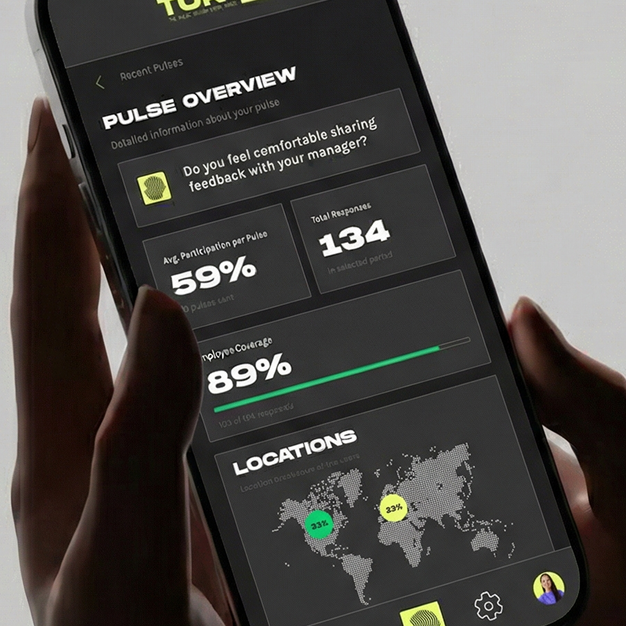 Torch Business Pulse Overview on mobile